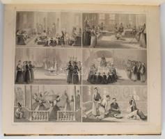 Henry Winkles (1801-1860) 62 db történelmi, építészeti és viselettörténeti acélmetszet címlap nélkül...