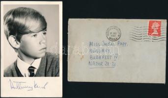 Anthony Kemp egykori gyerekszínész (Nemecsek Ernő szerepében) aláírása fotón