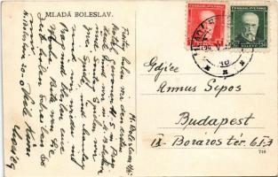 1933 Mladá Boleslav, Pivovar J. J. Prince Alexandra z Thurn-Taxisu v Dobrovici / castle, brewery and...