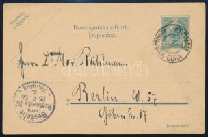 1906 5H díjjegyes levelezőlap / PS-card "KRONAU" - Berlin