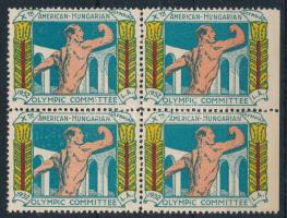 1932 Olimpia levélzáró négyestömb