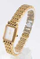 Seiko aranyozott női kvarc karóra, 20x15 mm