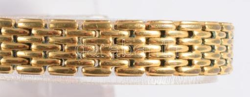 Seiko aranyozott női kvarc karóra, 20x15 mm