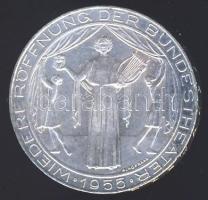 Ausztria 1955. 25Sch Ag "Bundestheater" T:2+ apró ph.