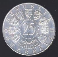 Ausztria 1955. 25Sch Ag "Bundestheater" T:2+ apró ph