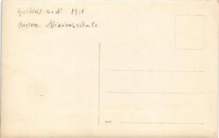 1915 Jablonec nad Nisou, Gablonz an der Neisse; Reserve Offizierschule / WWI K.u.k. military, reserv...