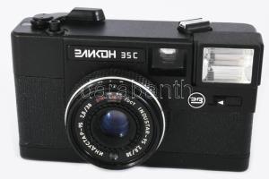 Elicon 35CM Vintage szovjet fényképezőgép, műbőr tokban.