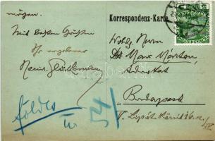 1910 Der Zirkel. Herausgegeber und Redakteur Heinr. Glücksmann. Wien, Grüne Torgasse 12. / Osztrák s...