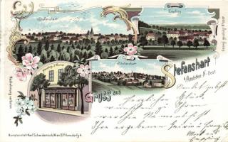 Stefanshart with the shop of J. Werner litho (EK)