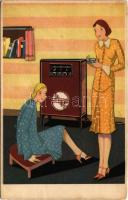 Philips Radio portera la gioia nella vostra casa. Ricevitore in mobile 2601 / Philips rádió olasz Ar...