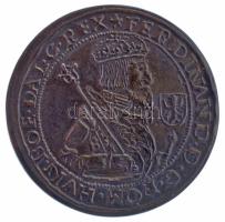 DN "A legértékesebb magyar érmék - I. Ferdinánd ezüst tallérjának replikája" Cu emlékérem, "COPY" jelzéssel (37mm) T:AU