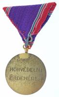 1983. "Honvédelmi Érdemérem 35 év után" aranyozott bronz kitüntetés mellszalagon T:AU,XF h...