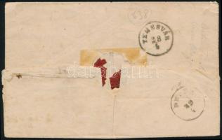 ~1862 5kr levélen / on cover "HACZFELD" - "DETTA"