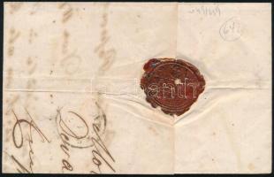 ~1864 5kr levélen / on cover, "DEVA"