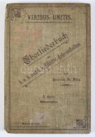 Fiby, Heinrich Franz: Viribus Unitis. Chorliederbuch zzum Gebrauche an den k.u.k. und k. k. Militär-Lehranstalten. Mit Originalbeiträgen. II. Theil: Männerchöre. Wien, 1899, Alfred Hölder, 6+157+4 p. Német nyelven. "Bibliothek der k.u.k. Infanterie-Cadettenschule zu Strass" bélyegzéssel. Kiadói egészvászon-kötés, foltos, kopott borítóval, sérült gerinccel, ceruzás bejegyzésekkel, egy szakadt, és két kissé sérült lappal, ezek közül az egyiken gyűrődés.