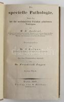 (Kórbonctan) Die specielle Pathologie : nach den bei der medicinischen Fakultät gehaltenen Vorträgen. von: Andral, G. (Gabriel), Latour, A. (Amadé) 1. köt. 438p. Berlin, 1837. Bethge. Korabeli félvászon kötésben