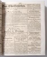 1836 Allgemeine Zeitung c. német nyelvű hírlap 275-366 számai egybe kötve (október-december). mind ú...