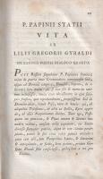 Statius, Publius Papinius: Opera. Ad optimas editiones collata. Praemittitur notitia literaria Studi...