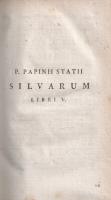 Statius, Publius Papinius: Opera. Ad optimas editiones collata. Praemittitur notitia literaria Studi...