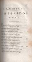 Statius, Publius Papinius: Opera. Ad optimas editiones collata. Praemittitur notitia literaria Studi...