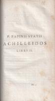 Statius, Publius Papinius: Opera. Ad optimas editiones collata. Praemittitur notitia literaria Studi...