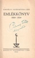 Az Erdélyi Szépmíves Céh emlékkönyve 1924-1934.
[Kolozsvár], 1934. Erdélyi Szépmíves Céh. 75 + [3] ...