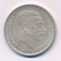 Dánia 1930. 2K Ag "A király 60. születésnapja" T:XF,VF Denmark 1930. 2 Kroner Ag "King's 60th Birthday" C:XF,VF Krause KM#829