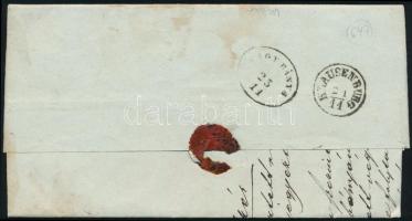 ~1864 5kr levélen / on cover "ABRUDBÁNYA" - "NAGY BÁNYA"