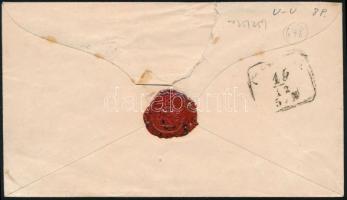 ~1864 5kr díjjegyes levél / PS-cover "KAPUVÁR" - Sopron