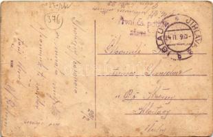 Zólyom, Zvolen; Nagy állomás, vasútállomás, vonatok / railway station, train (tűnyomok / pinmarks)