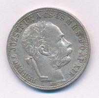 1888KB 1Ft Ag "Ferenc József / Középcímer" Körmöcbánya T:AU,XF pici ph.
Hungary 1888KB 1 ...
