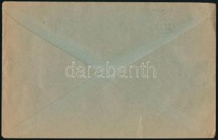 1914 Hétbélyeges színes bérmentesítésű levél krakkói cenzúrával, a bélyegzésekben kézírásos dátummal...