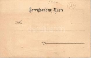 Dévény, Theben a. d. Donau, Devín (Pozsony, Bratislava); Árpád szobor / statue. H. Koch Wien I. No. ...