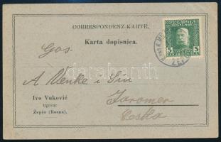 1913 Levelezőlap / "K. UND K. MILITARPOST / ZEPCE"