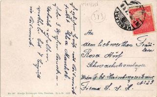 1917 Késmárk, Kezmarok; látkép. Feitzinger Ede No. 527. / Total / general view (kis szakadás / small...