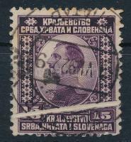 1921 Bélyeg látványos papírránccal / paper crease