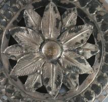 1779 Rokokó ezüst (Ag) övcsat. jelzett, 13 latos, mesterjegy, 90g /// 1779 Rococo silver (Ag) belt b...