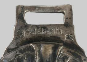 1779 Rokokó ezüst (Ag) övcsat. jelzett, 13 latos, mesterjegy, 90g /// 1779 Rococo silver (Ag) belt b...