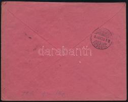 1899 5kr levélen / on cover "TISZA-UGH" - Budapest