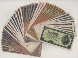 Vegyes 30db-os pengő bankjegy tétel T:VF-F