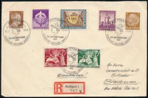 1943 Ajánlott levél / Registered cover