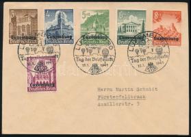 Luxemburg 1941 Levél / Cover "LUXEMBURG" - Fürstenfeldbruck