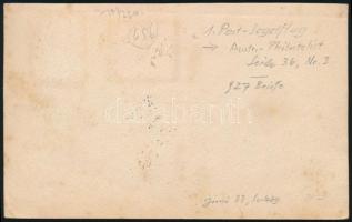 1933 Légi levelezőlap / Airmail postcard "GRAZ" - Maribor