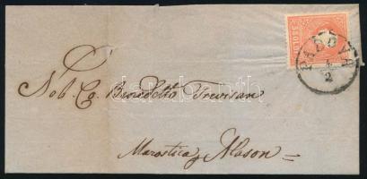 ~1860 2soldi levélen / on cover "PADOVA"