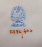 Herendi Apponyi mintás kosár kínáló, jelzett, hibátlan, d: 11,5 cm