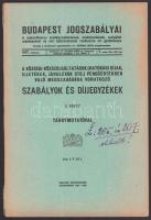 1925, 1927 Általános javaslattervezet és szabályrendelettervezet a székesfőváros tejellátásának szab...
