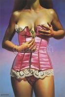 1987 Taco Fantasy Posterbook, 6 db részben erotikus fantasy poszter Boris Vallejo, Frank Frazetta és...