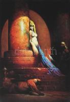 1987 Taco Fantasy Posterbook, 6 db részben erotikus fantasy poszter Boris Vallejo, Frank Frazetta és...