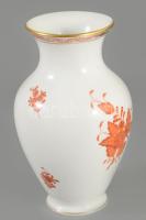 Herendi Apponyi mintás váza, jelzett, hibátlan, m: 17,5 cm