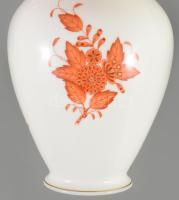 Herendi Apponyi mintás váza, jelzett, hibátlan, m: 17,5 cm